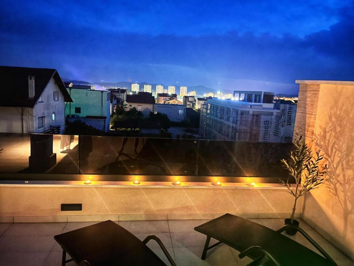 Ferienwohnung Olive Oasis Penthouse With Jacuzzi Zadar Exterior foto